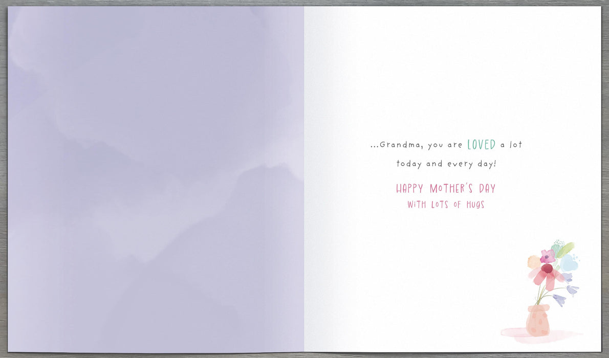 Carlton Mother's Day Card for Grandma, Juvenile Design, 566063