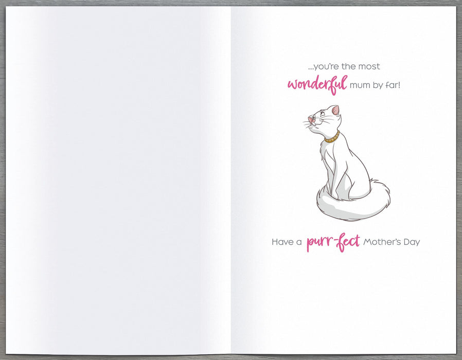 Disney Aristocats Mother's Day Card for Mum, Juvenile Design, 566804