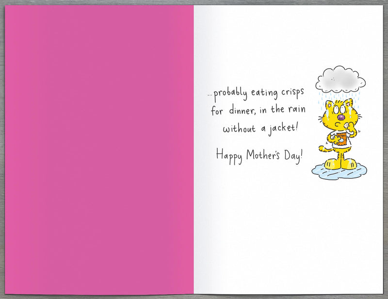 Giggles Mother's Day Card for Mum, Humorous Design, 567505