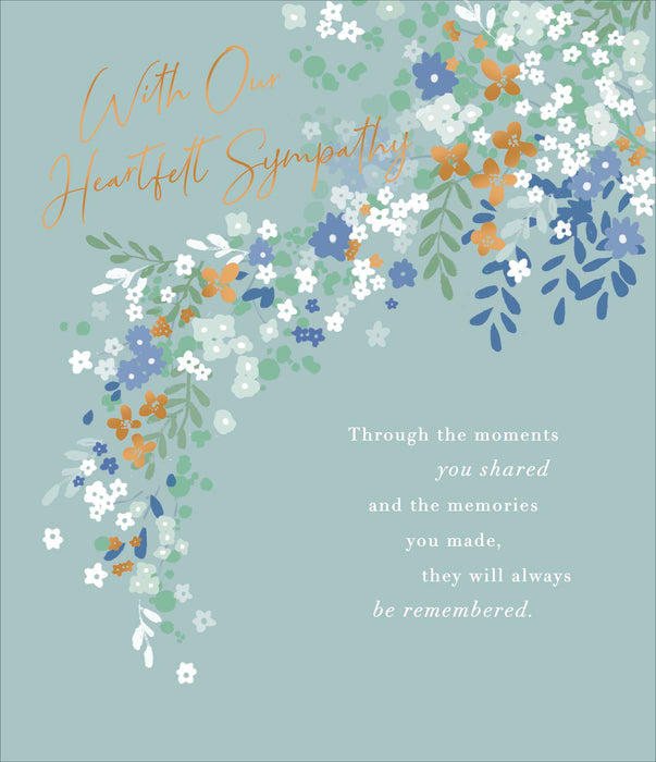 Carlton Sympathy Card for Conv, Conv Design