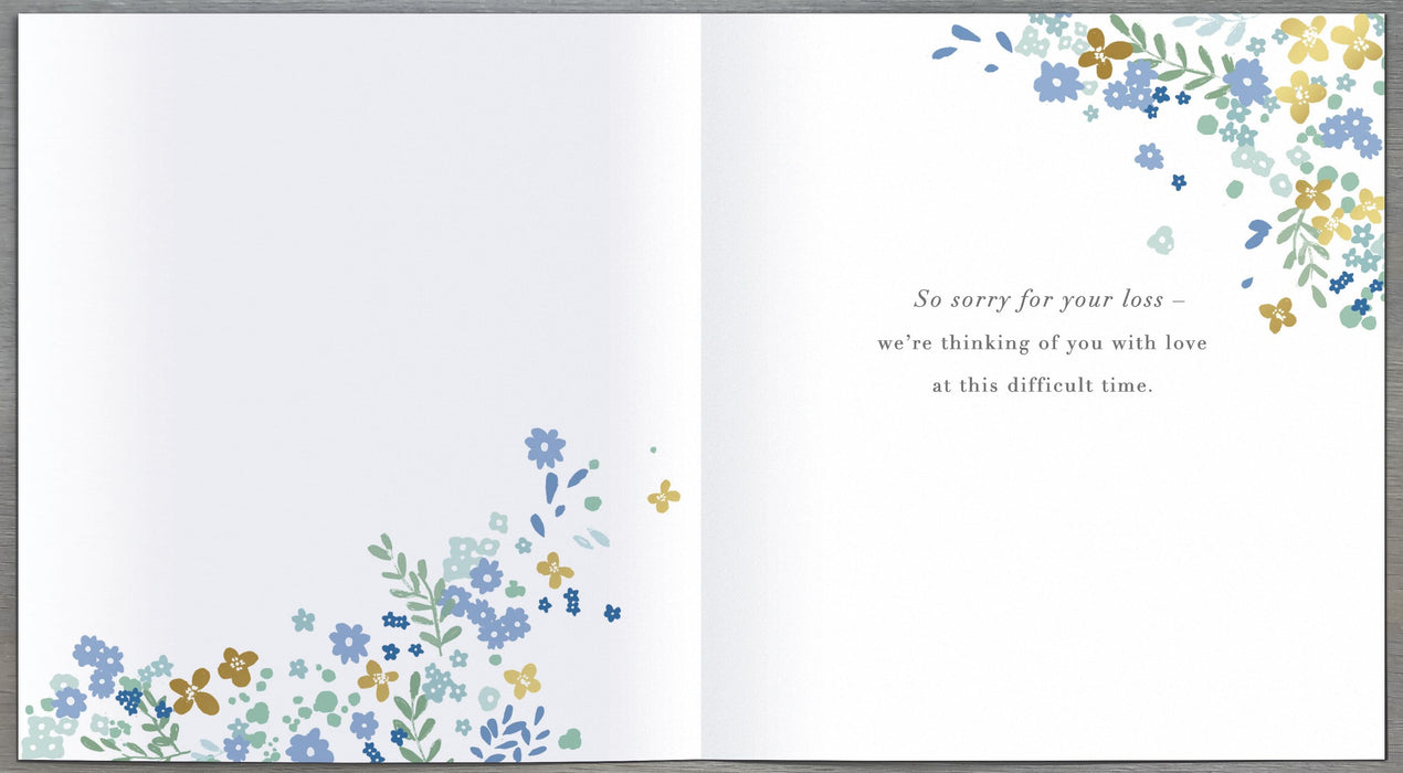 Carlton Sympathy Card for Conv, Conv Design