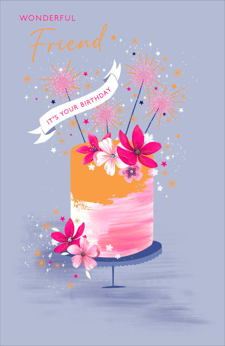 Gibson Birthday Card for Friend, Conv Design
