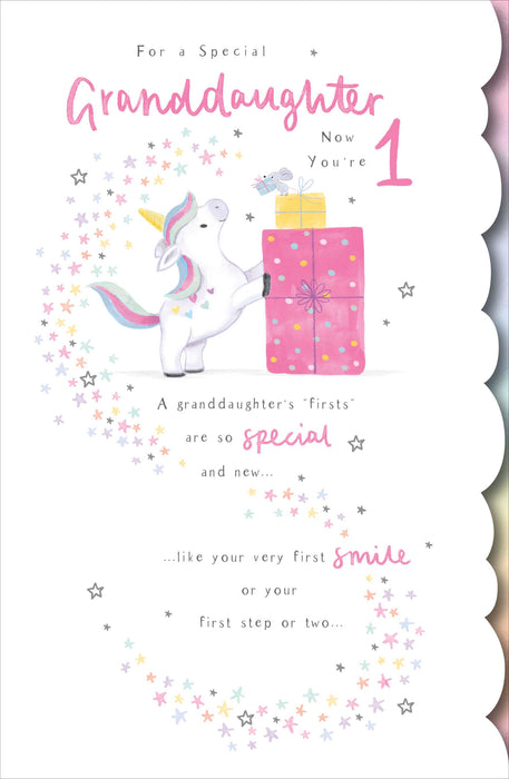 Gibson Birthday Card for 1st, Juv Design
