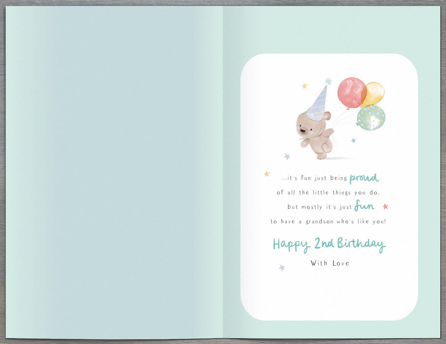 Gibson Birthday Card for 2nd, Juv Design