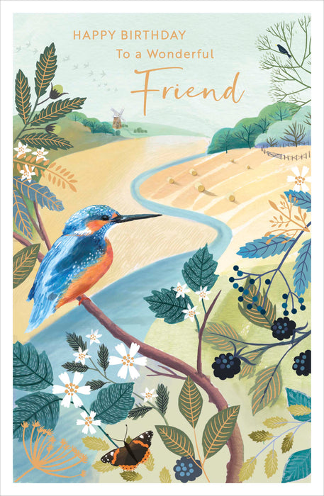 Gibson Birthday Card for Friend, Conv Design