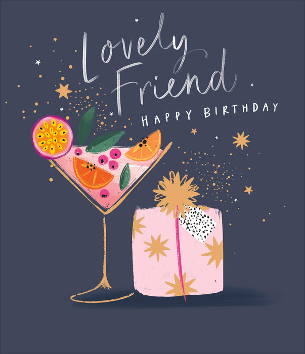 Carlton Birthday Card for Friend, Conv Design