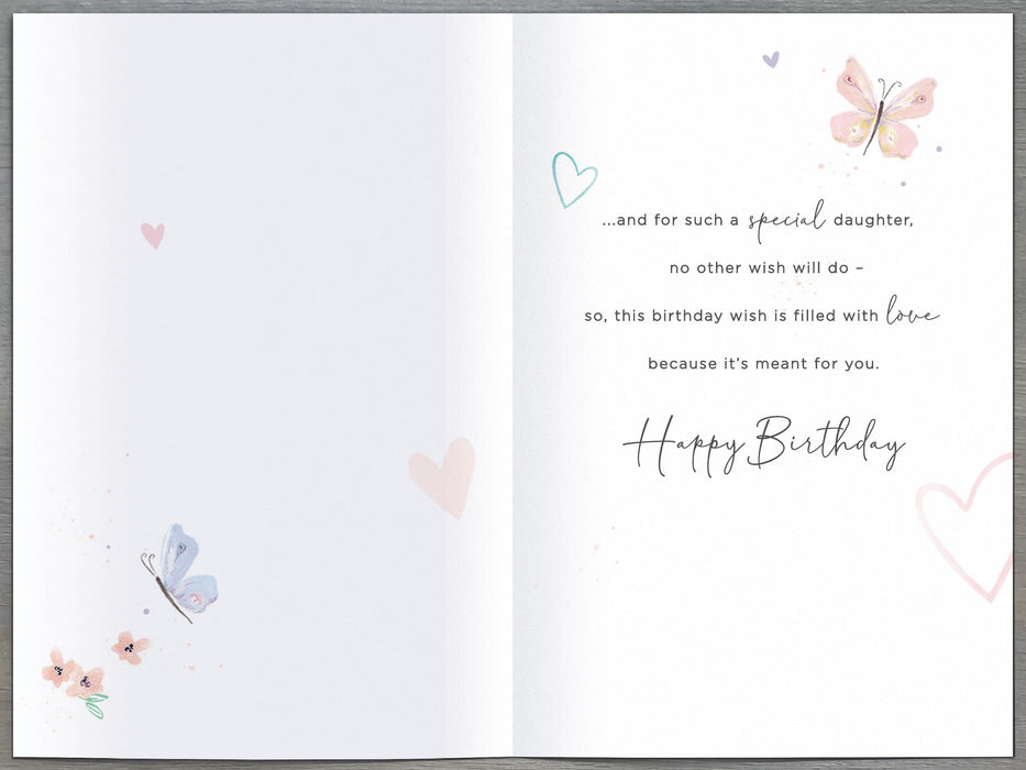 Simply Traditional Birthday Card for Daughter, Conv Design