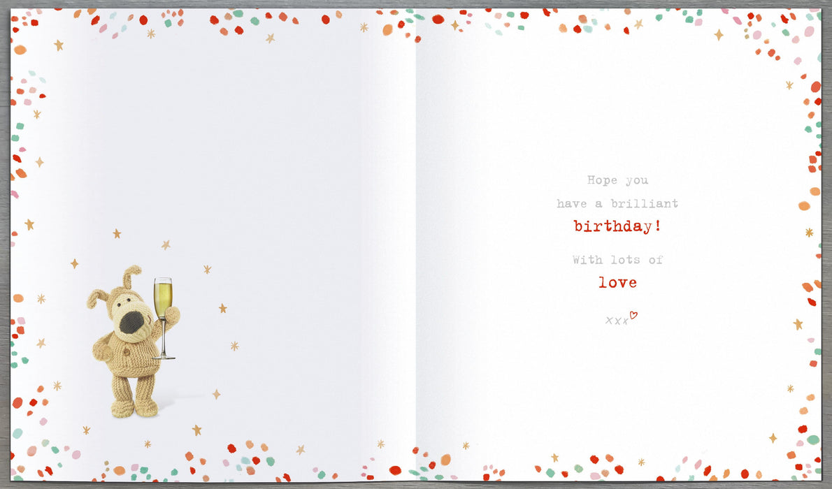 Boofle | Birthday Card 50th Cute | Happy Birthday Gifts | With Envelope