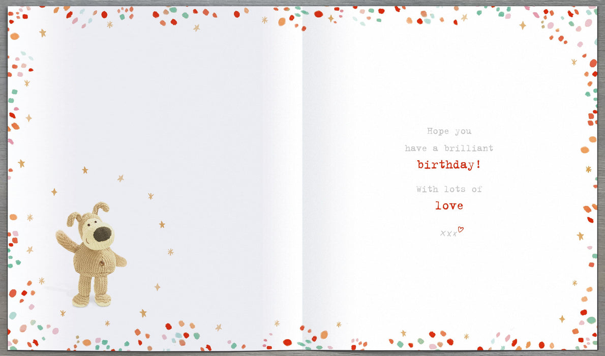 Boofle Birthday Card for 90th, Cute Design