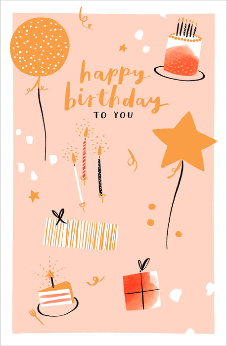 Carlton Birthday Card for Conv, Conv Design