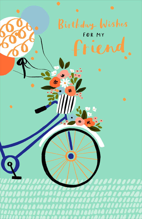 Carlton Birthday Card for Friend, Conv Design