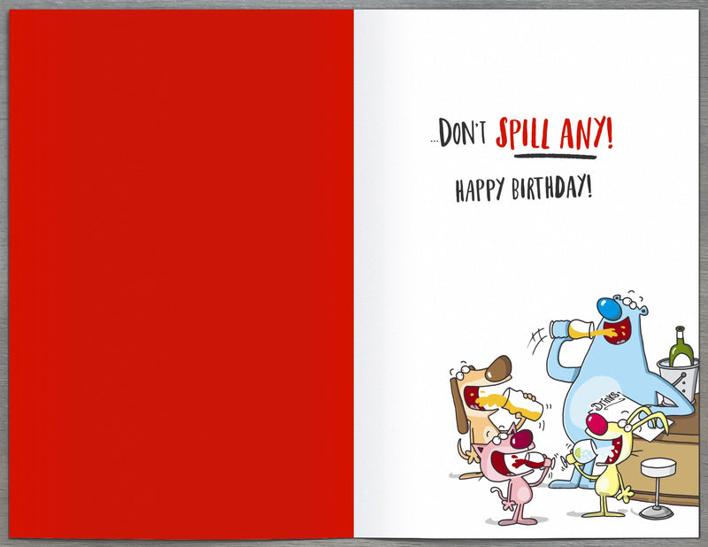 Giggles | Birthday Card 18th Hum | Happy Birthday Gifts | With Envelope