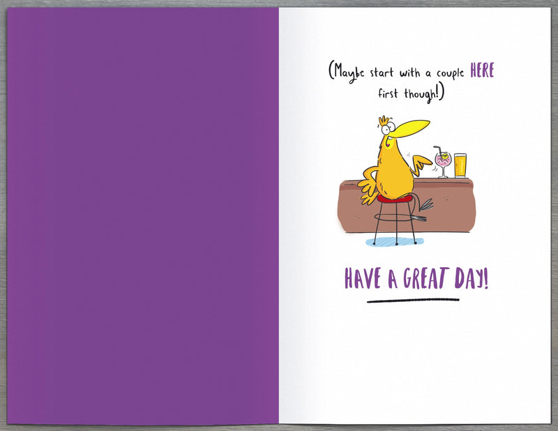 Giggles | Birthday Card 21st Hum | Happy Birthday Gifts | With Envelope