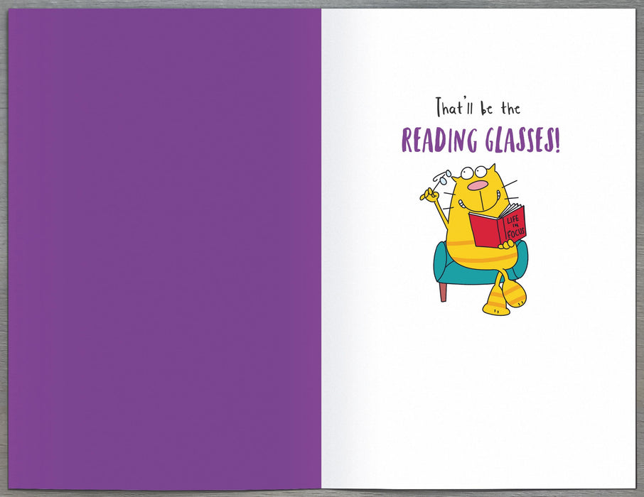 Giggles Birthday Card for 50th, Hum Design