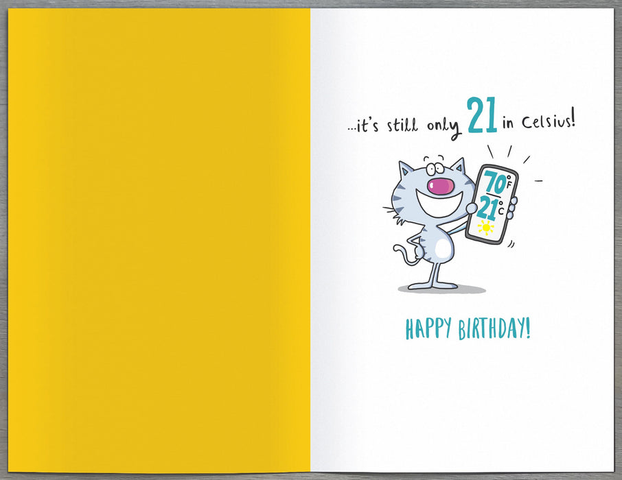 Giggles | Birthday Card 70th Hum | Happy Birthday Gifts | With Envelope