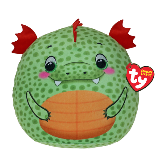 Ty Squishy Beanies 14" - Griffin the Dragon soft toy