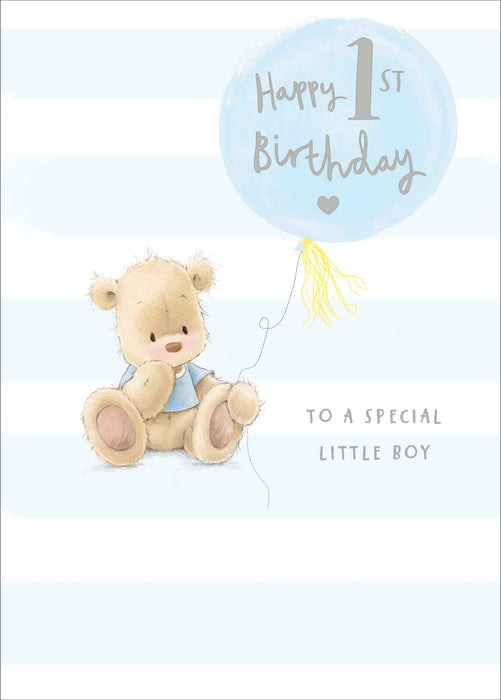 Nutmeg Baby's Card for 1st, Cute Design