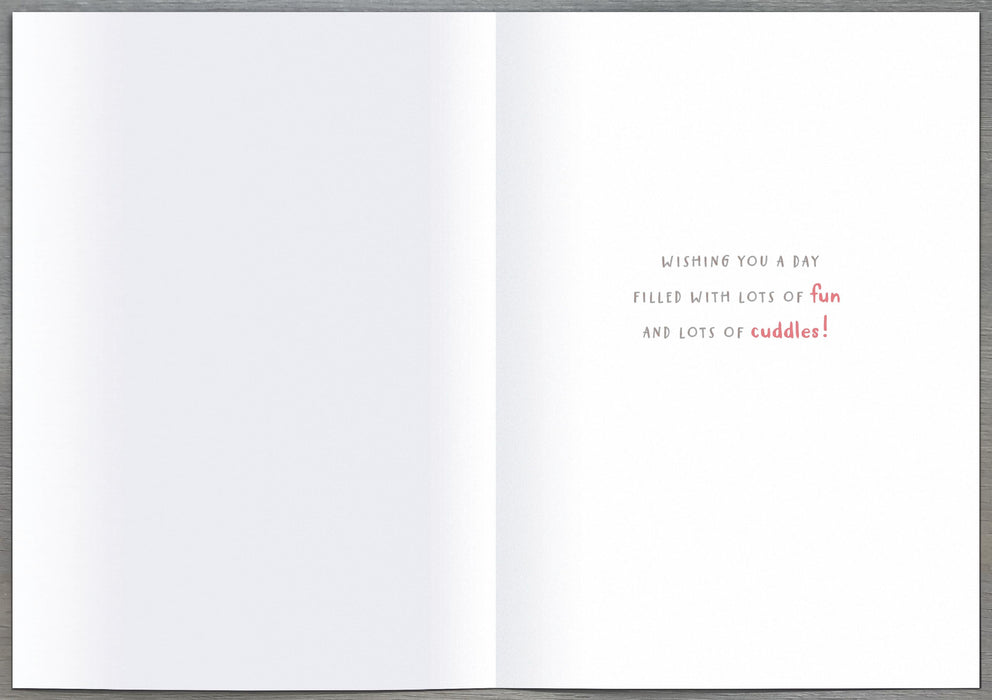 Nutmeg Baby's Card for 1st, Cute Design