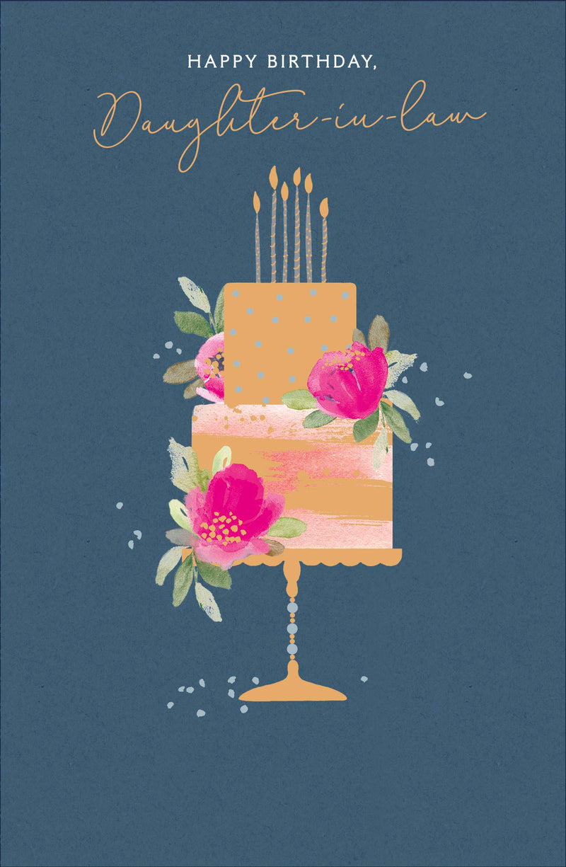 Gibson | Birthday Card Daughter In Law | Happy Birthday Gifts | Her, Girls, Women | With Envelope