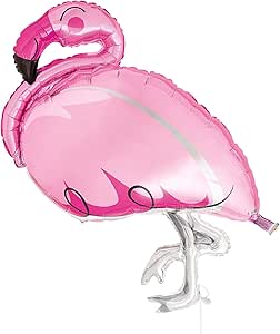 Flamingo Jumbo Foil Balloon 45" (Optional Helium Inflation)