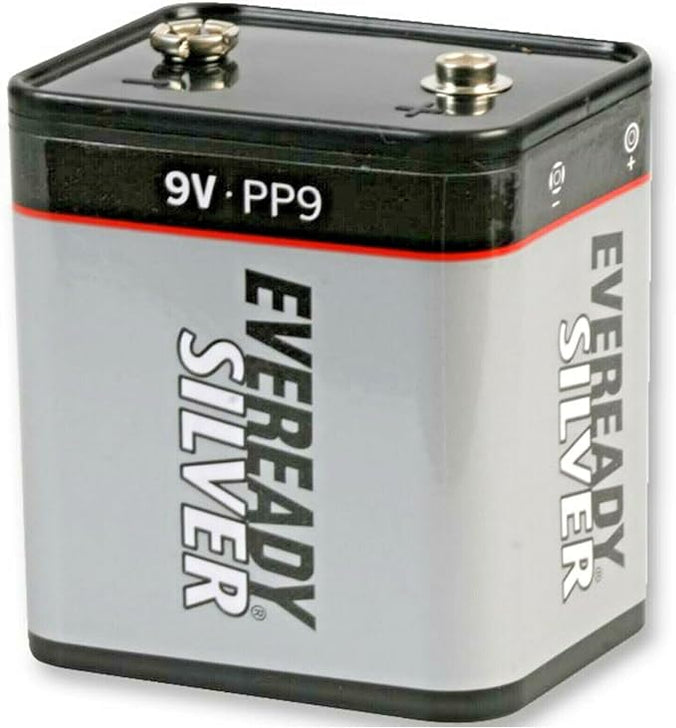 Pp9 Eveready Silver PP9 Battery 9V 6F100, 276, S306, GP1603S, MN1603, RR9 ...
