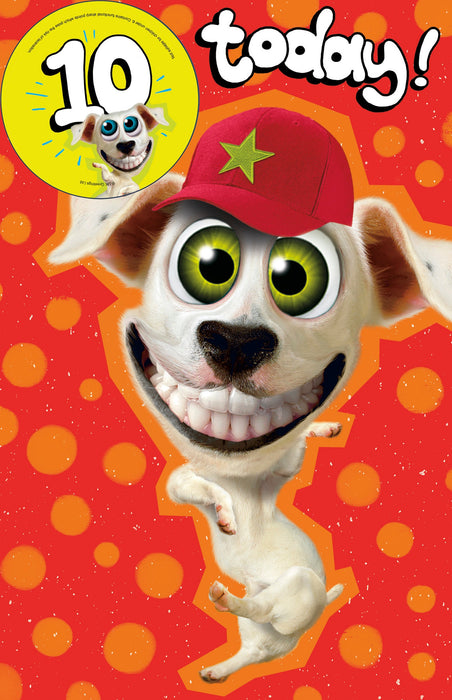 Hanson | Birthday Card 10 Year Boy Juv | Happy Birthday Gifts | With Envelope