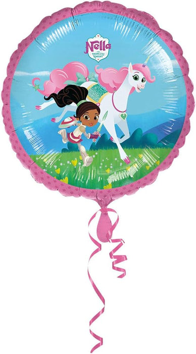 Nella The Princess Knight 18" Foil Balloon (Optional Helium Inflation)