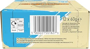 12 x Grenade Bars Protein Packed Whats Flavour - Full Case