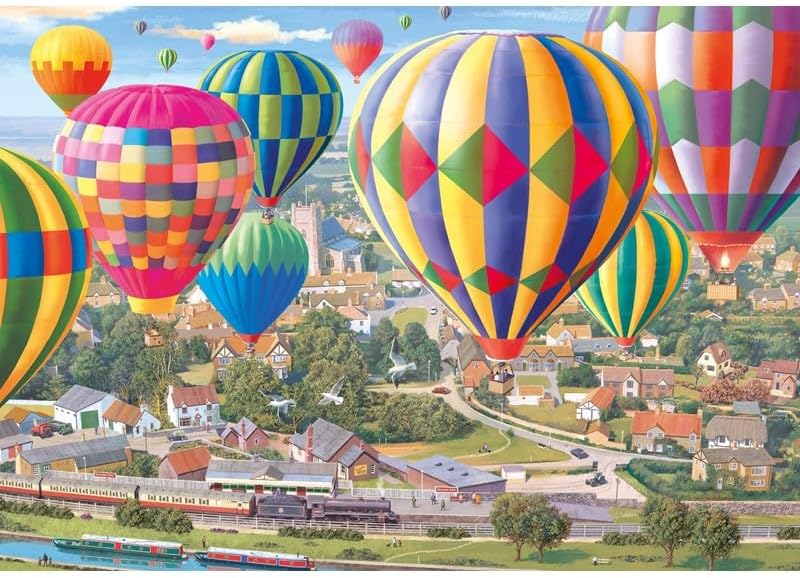 500 Piece XL Jigsaw Puzzle - Balloon Flight