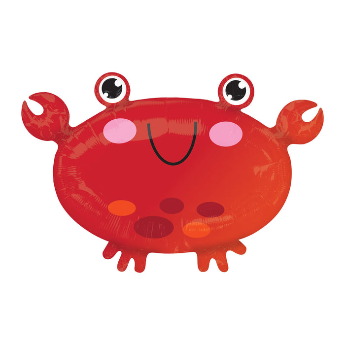 Crab Shape Foil Balloon (Optional Helium Inflation)