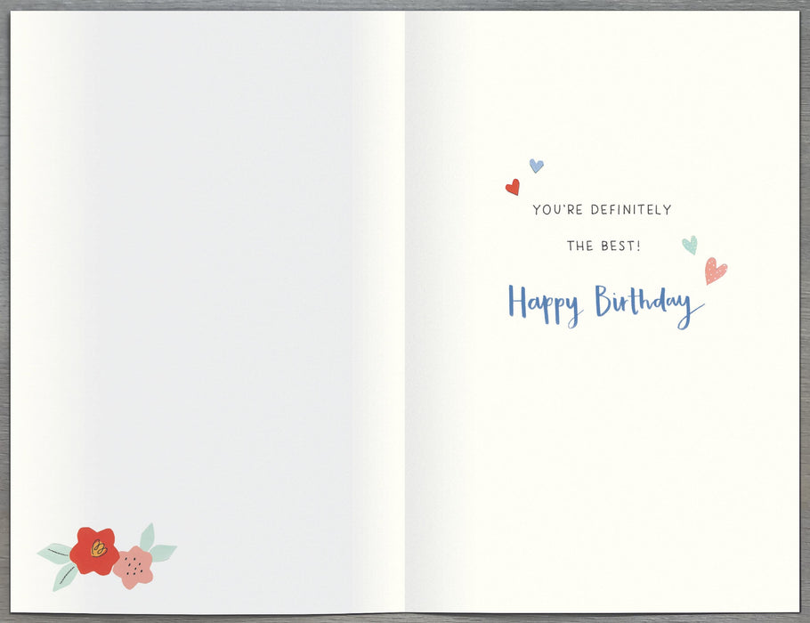 Lots of Woof Birthday Card for Nannie, Cute Design