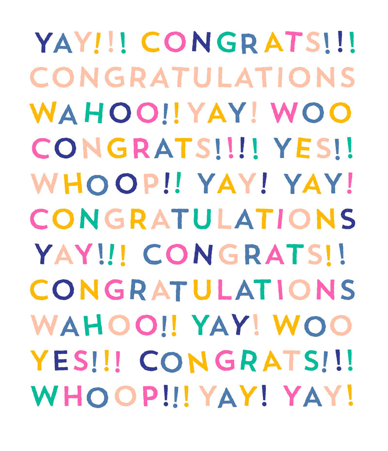 Carlton | Congratulations Card | Conventional Design | With Envelope