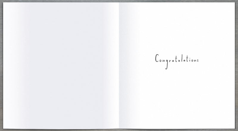Carlton | Congratulations Card | Conventional Design | With Envelope