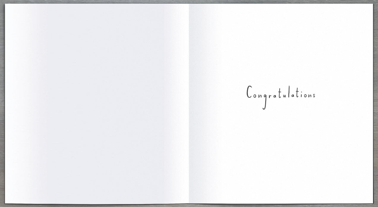 Carlton Congrats Card for New, Conv Design