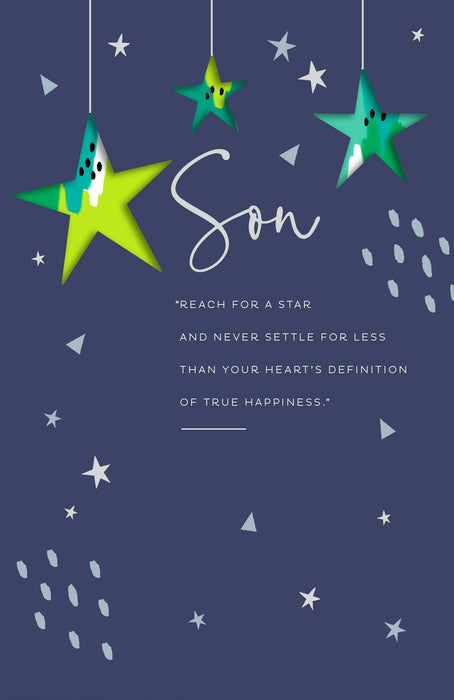 Gibson Birthday Card for Son, Conv Design