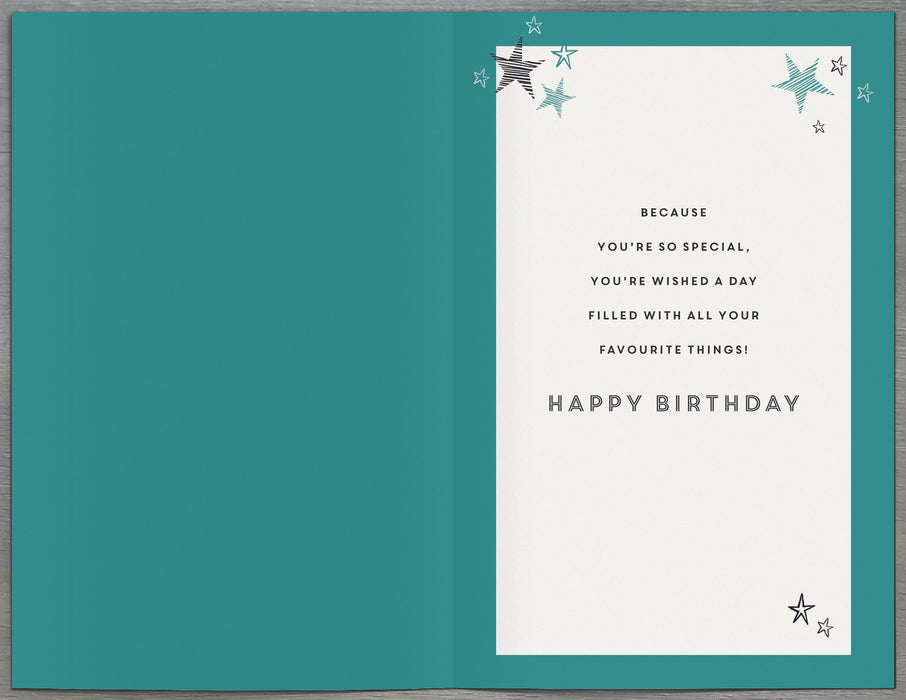Gibson Birthday Card for Grandson, Conv Design