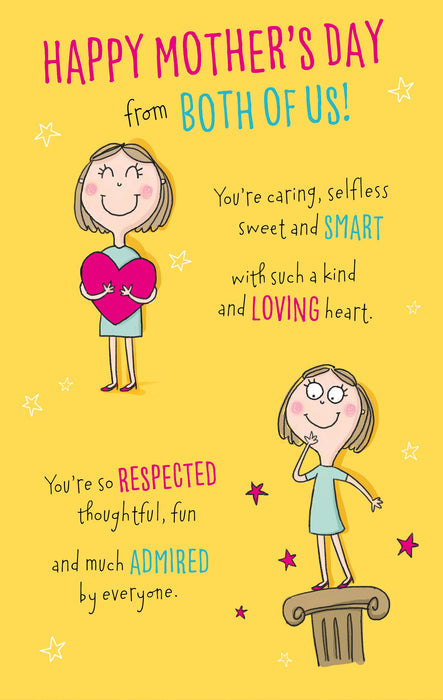 Giggles Mother's Day Card for Mum, Humorous Design, 657834