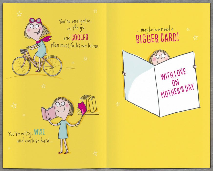 Giggles Mother's Day Card for Mum, Humorous Design, 657834