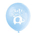 Blue Floral Elephant 12" Latex Balloons 8 Pack