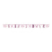 Pink Floral Elephant Jointed Banner