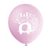 Pink Floral Elephant 12" Latex Balloons 8 Pack