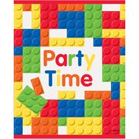 Building Blocks Birthday Loot Bags 8 Pack