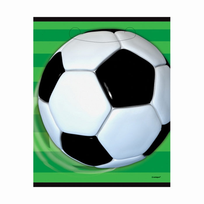 3D Soccer Loot Bags 8 Pack