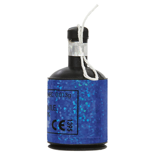 Birthday Blue Glitz Holographic Poppers 20 Pack