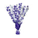 Purple & Silver Birthday Number 70 Centrepiece