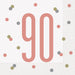 Glitz Rose Gold Luncheon Napkins 90 (16 Pack)