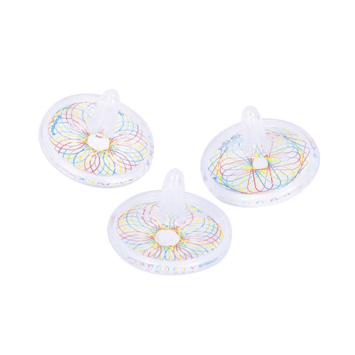 Glow in the Dark Assorted Spinning Top Favours 8 Pack