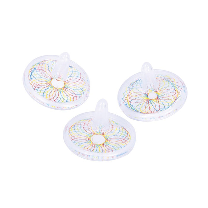 Glow in the Dark Assorted Spinning Top Favours 8 Pack