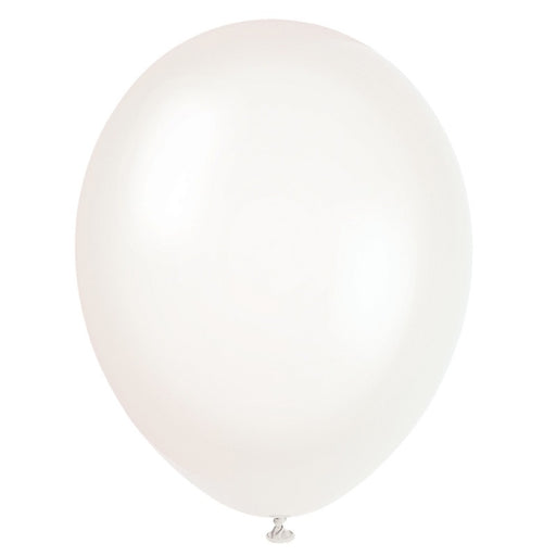 12" Premium Latex Balloons 10 Pack - Transparent