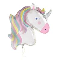 Unicorn Giant Foil Balloon 29" Packaged (Optional Helium Inflation)